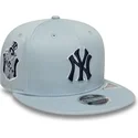 bone-plano-azul-snapback-com-logo-azul-marinho-9fifty-original-fit-world-series-da-new-york-yankees-mlb-da-new-era