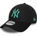 bone-curvo-preto-ajustavel-com-logo-azul-9forty-league-essential-da-new-york-yankees-mlb-da-new-era