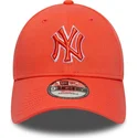 bone-curvo-laranja-ajustavel-com-logo-laranja-9forty-team-outline-da-new-york-yankees-mlb-da-new-era