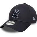 bone-curvo-azul-marinho-ajustavel-com-logo-azul-marinho-9forty-team-outline-da-new-york-yankees-mlb-da-new-era