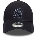 bone-curvo-azul-marinho-ajustavel-com-logo-azul-marinho-9forty-team-outline-da-new-york-yankees-mlb-da-new-era