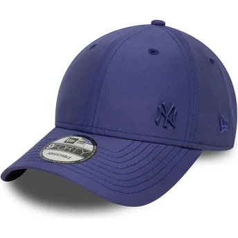 Boné curvo violeta ajustável 9FORTY Tonal Flawless da New York Yankees MLB da New Era