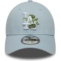 bone-curvo-azul-ajustavel-9forty-floral-icon-da-los-angeles-dodgers-mlb-da-new-era