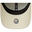bone-curvo-bege-ajustavel-com-logo-amarelo-9forty-floral-icon-da-new-york-yankees-mlb-da-new-era