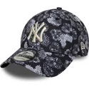 bone-curvo-preto-ajustavel-9forty-all-over-print-da-new-york-yankees-mlb-da-new-era