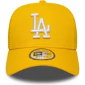 bone-trucker-amarelo-a-frame-league-essential-da-los-angeles-dodgers-mlb-da-new-era