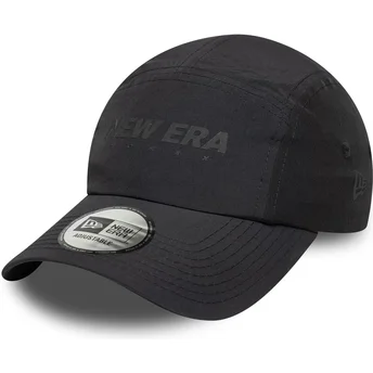 Boné curvo preto ajustável Runner Tech da New Era