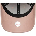 bone-curvo-rosa-ajustavel-para-mulheres-9forty-beaded-da-new-york-yankees-mlb-da-new-era