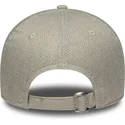 bone-curvo-bege-ajustavel-para-mulheres-9forty-woven-da-new-york-yankees-mlb-da-new-era