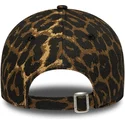 bone-curvo-leopardo-ajustavel-para-mulheres-9twenty-outline-da-new-york-yankees-mlb-da-new-era