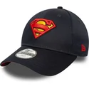 bone-curvo-azul-marinho-ajustavel-para-crianca-9forty-all-over-print-da-superman-dc-comics-da-new-era