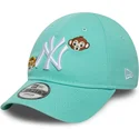 bone-curvo-verde-ajustavel-para-crianca-9forty-animal-icon-da-new-york-yankees-mlb-da-new-era