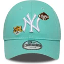 bone-curvo-verde-ajustavel-para-crianca-9forty-animal-icon-da-new-york-yankees-mlb-da-new-era