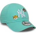 bone-curvo-verde-ajustavel-para-crianca-9forty-animal-icon-da-new-york-yankees-mlb-da-new-era