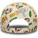 bone-curvo-bege-ajustavel-para-crianca-9forty-all-over-print-safari-da-new-era