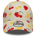 bone-curvo-bege-ajustavel-para-crianca-9forty-all-over-print-fruit-da-new-era