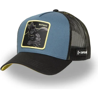Boné trucker azul e preto Batman DC8 KNI DC Comics da Capslab
