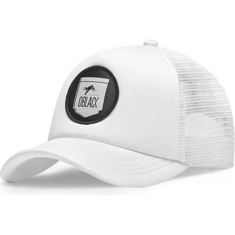 Boné trucker branco Classic da Oblack