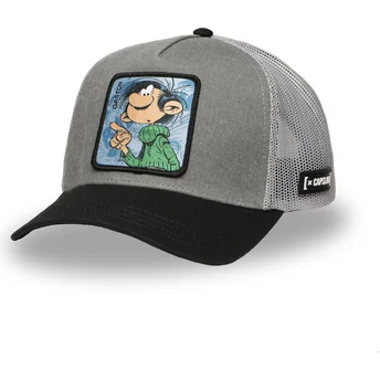 Boné trucker cinza Gaston Lagaffe GAS da Capslab