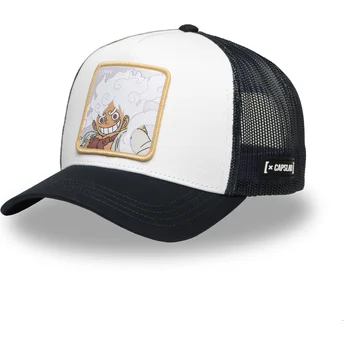 Boné trucker branco e preto Monkey D. Luffy OP5 GEA One Piece da Capslab