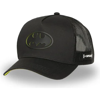 Boné trucker preto Batman DC8 LOG DC Comics da Capslab