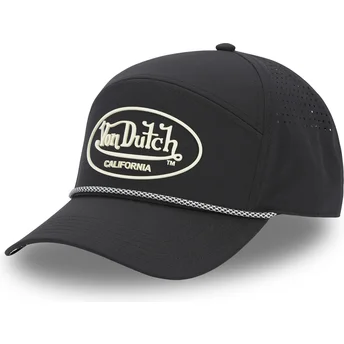 Boné curvo preto ajustável CORD04 da Von Dutch