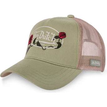 Boné trucker verde LORG da Von Dutch