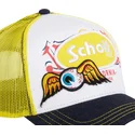 bone-trucker-branco-amarelo-e-preto-patch-da-von-dutch-x-schott-nyc