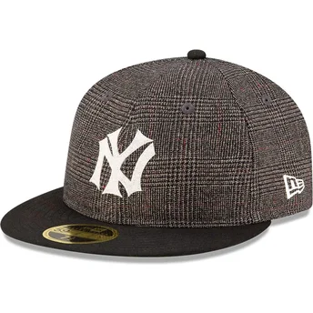 Boné plano preto justo 59FIFTY Day Retro Crown da New York Yankees MLB da New Era