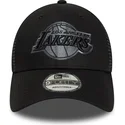 bone-trucker-preto-ajustavel-com-logo-cinza-9forty-da-los-angeles-lakers-nba-da-new-era