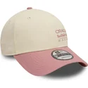 bone-curvo-bege-e-rosa-ajustavel-9forty-contrast-da-red-bull-racing-formula-1-da-new-era