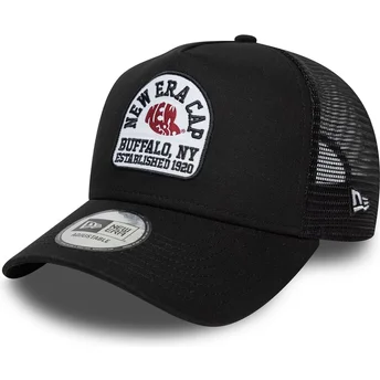 Boné trucker preto A Frame Cotton Patch da New Era