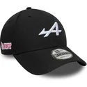 bone-curvo-preto-snapback-9forty-essential-da-alpine-f1-team-formula-1-da-new-era