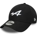 bone-curvo-preto-snapback-9forty-essential-da-alpine-f1-team-formula-1-da-new-era