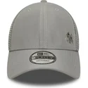 bone-trucker-cinza-ajustavel-9forty-flawless-da-new-york-yankees-mlb-da-new-era