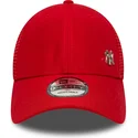 bone-trucker-vermelho-ajustavel-9forty-flawless-da-new-york-yankees-mlb-da-new-era
