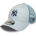 bone-trucker-azul-ajustavel-com-logo-azul-marinho-9forty-homefield-da-new-york-yankees-mlb-da-new-era