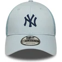 bone-trucker-azul-ajustavel-com-logo-azul-marinho-9forty-homefield-da-new-york-yankees-mlb-da-new-era