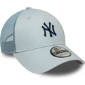 bone-trucker-azul-ajustavel-com-logo-azul-marinho-9forty-homefield-da-new-york-yankees-mlb-da-new-era