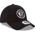 bone-curvo-preto-ajustavel-para-crianca-9forty-the-league-da-brooklyn-nets-nba-da-new-era