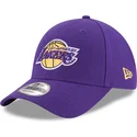 bone-curvo-violeta-ajustavel-para-crianca-9forty-the-league-da-los-angeles-lakers-nba-da-new-era