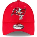 bone-curvo-vermelho-ajustavel-para-crianca-9forty-the-league-da-tampa-bay-buccaneers-nfl-da-new-era