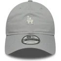 bone-curvo-cinza-ajustavel-9twenty-mini-logo-washed-da-los-angeles-dodgers-mlb-da-new-era