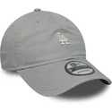 bone-curvo-cinza-ajustavel-9twenty-mini-logo-washed-da-los-angeles-dodgers-mlb-da-new-era