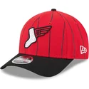 bone-curvo-vermelho-e-preto-snapback-9forty-m-crown-city-connect-da-chicago-white-sox-mlb-da-new-era