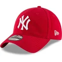 bone-curvo-vermelho-ajustavel-9twenty-core-classic-da-new-york-yankees-mlb-da-new-era