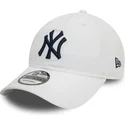 bone-curvo-branco-ajustavel-com-logo-azul-9twenty-core-classic-da-new-york-yankees-mlb-da-new-era