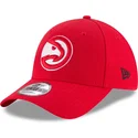 bone-curvo-vermelho-ajustavel-9forty-the-league-da-atlanta-hawks-nba-da-new-era