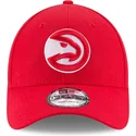 bone-curvo-vermelho-ajustavel-9forty-the-league-da-atlanta-hawks-nba-da-new-era