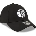 bone-curvo-preto-ajustavel-9forty-the-league-da-brooklyn-nets-nba-da-new-era